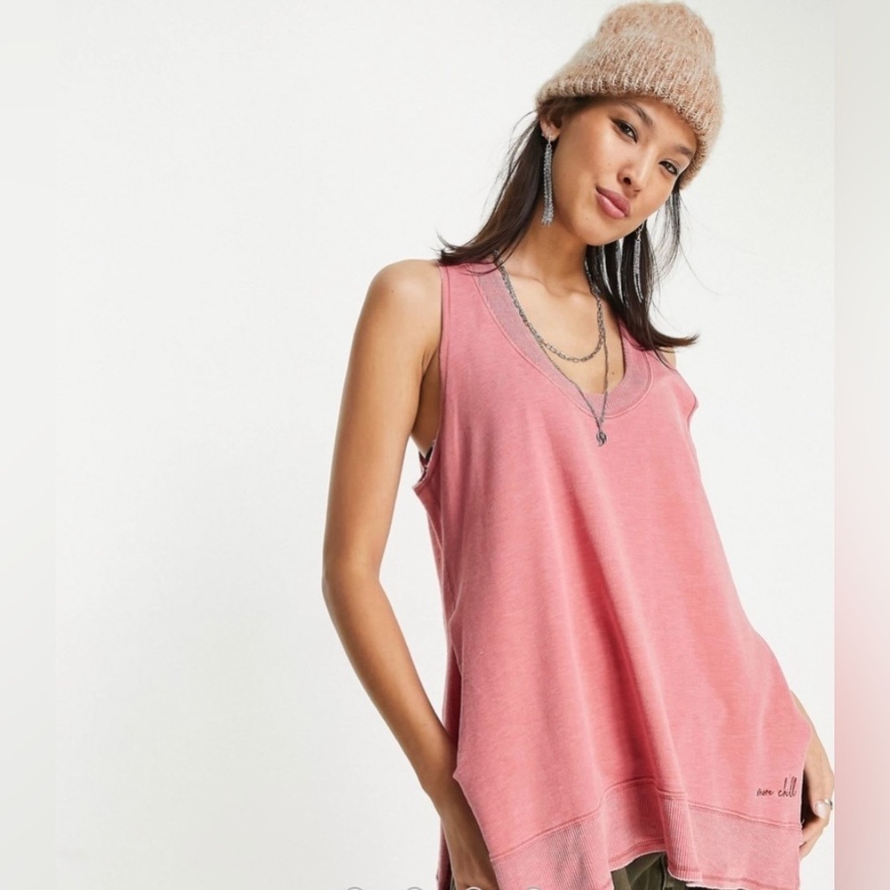 Free People Cozy Girl Oversized Tanktop Size XS